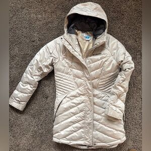 Columbia Metallic Quilted Hooded Jacket